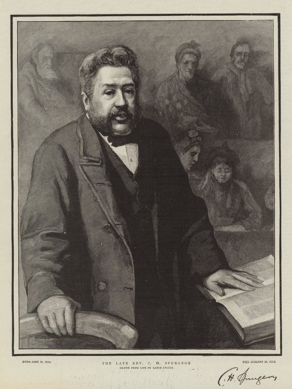 El difunto reverendo C H Spurgeon de Lance Calkin