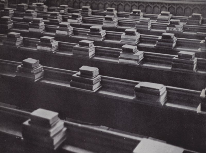 Libros en la Capilla, Eton de Laszlo Moholy Nagy