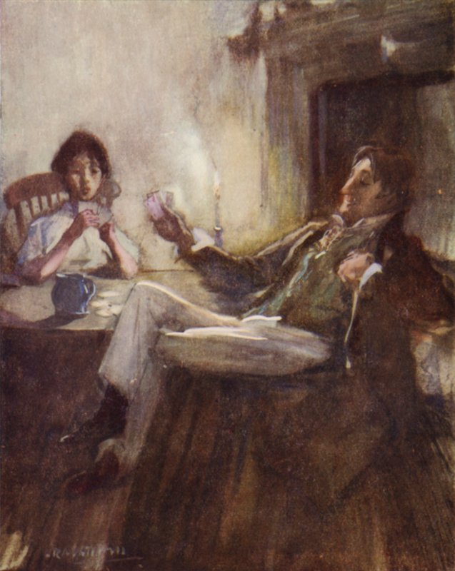 Dick Swiveller y la marquesa de Leonard Raven Hill