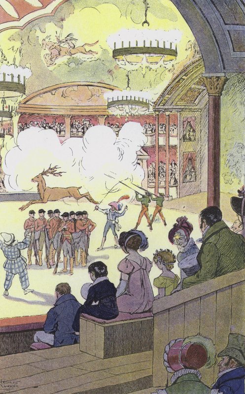 En el Circo Franconi de Leonce Burret