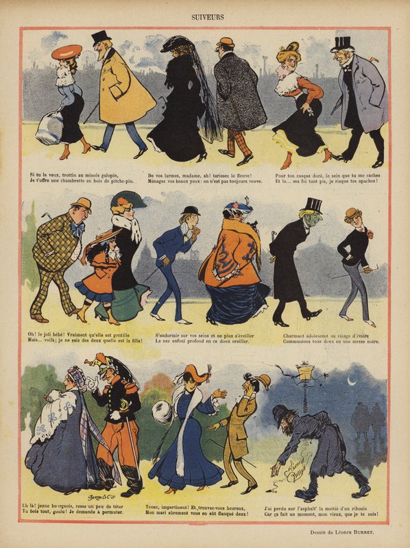 Ilustración para Le Rire de Leonce Burret