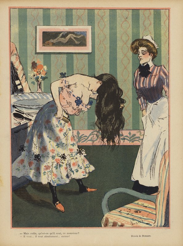 Ilustración para Le Rire de Leonce Burret