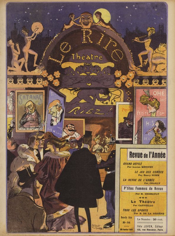 Ilustración para Le Rire de Leonce Burret