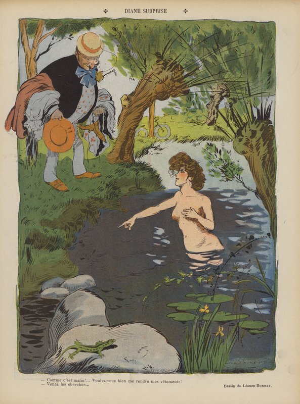 Ilustración para Le Rire de Leonce Burret