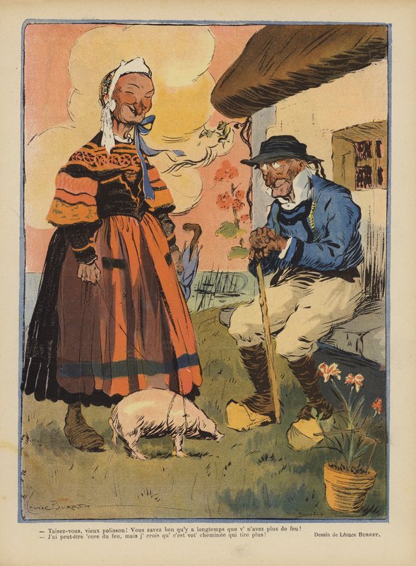 Ilustración para Le Rire de Leonce Burret