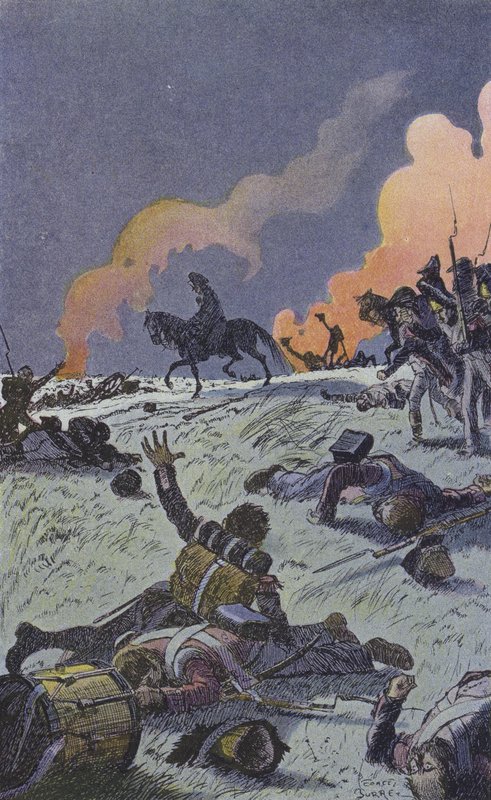 La noche después de la Batalla de Waterloo de Leonce Burret