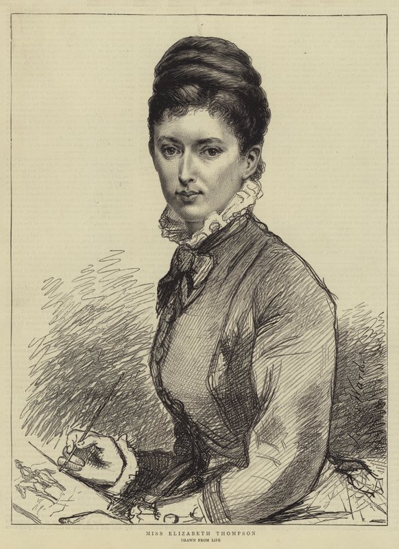 Señorita Elizabeth Thompson de Leslie Matthew Ward