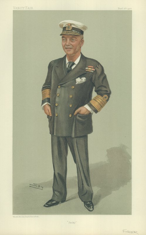 Almirante Sir John Arbuthnot Fisher de Leslie Matthew Ward