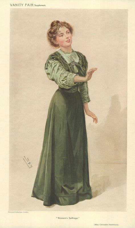 Señorita Christabel Pankhurst de Leslie Matthew Ward