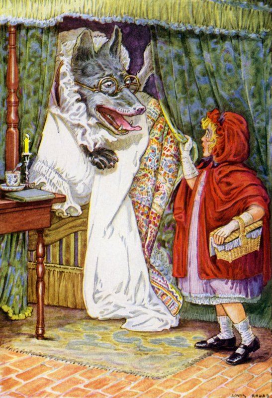 Caperucita Roja de Louis John Rhead