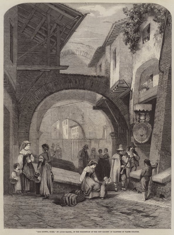 El gueto, Roma de Louis Haghe