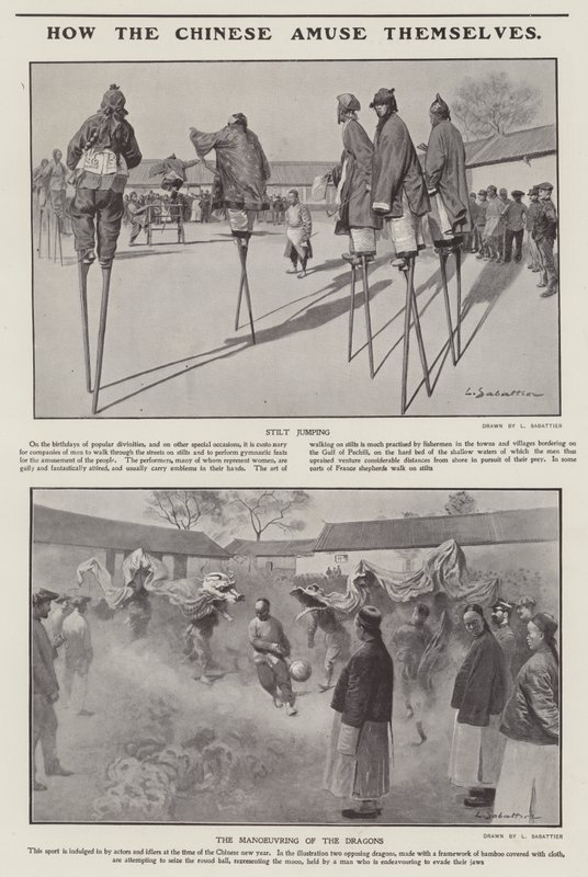Cómo se divierten los chinos de Louis Remy Sabattier