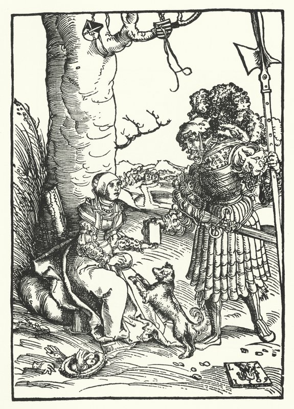 David y Abigail de Lucas the Elder (after) Cranach