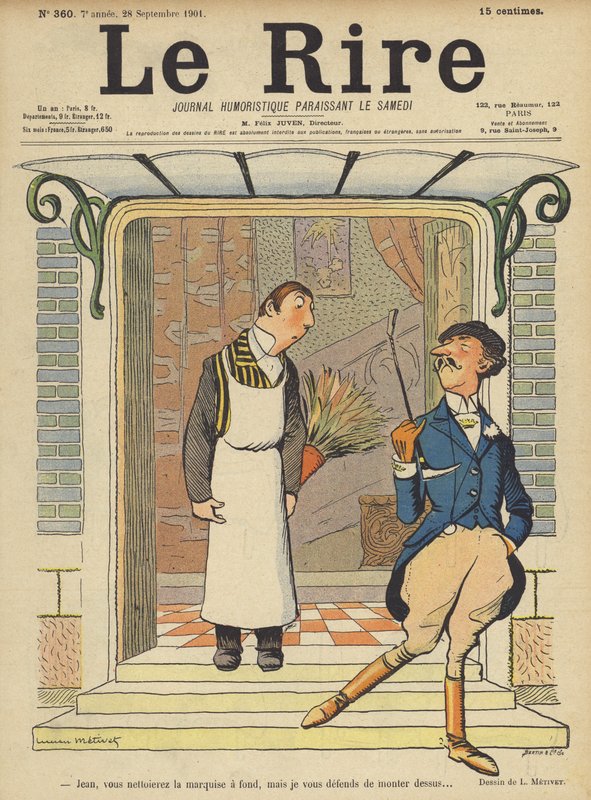 Ilustración para Le Rire de Lucien Metivet