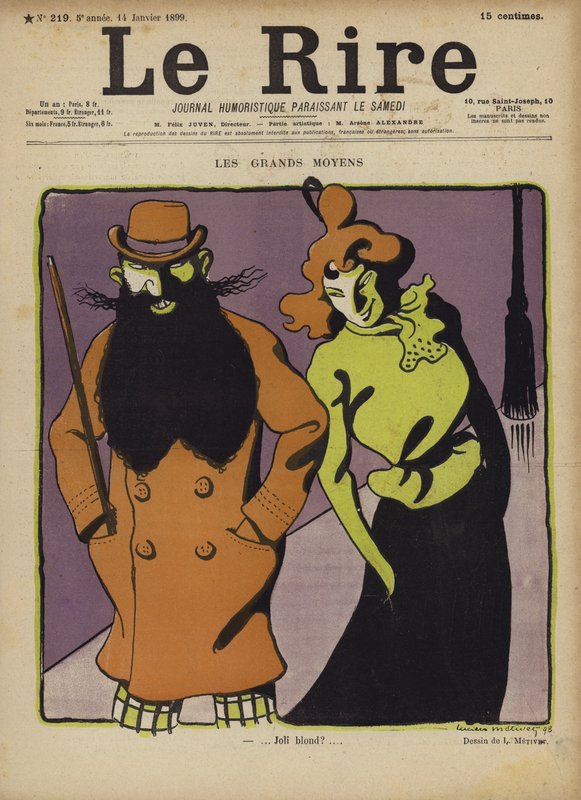 Ilustración para Le Rire de Lucien Metivet
