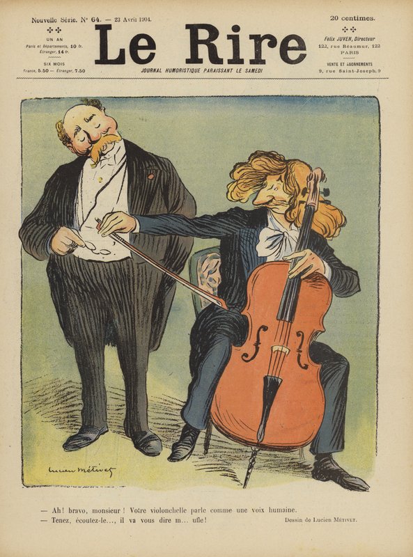 Ilustración para Le Rire de Lucien Metivet