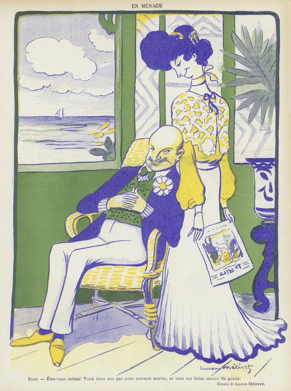 Ilustración para Le Rire de Lucien Metivet