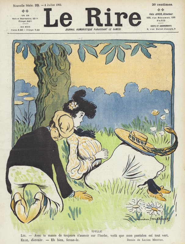Ilustración para Le Rire de Lucien Metivet