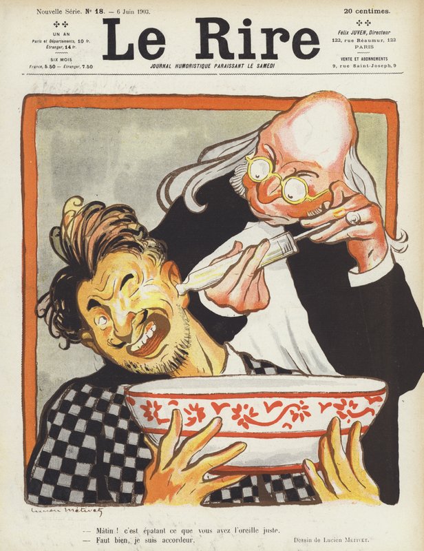 Ilustración para Le Rire de Lucien Metivet