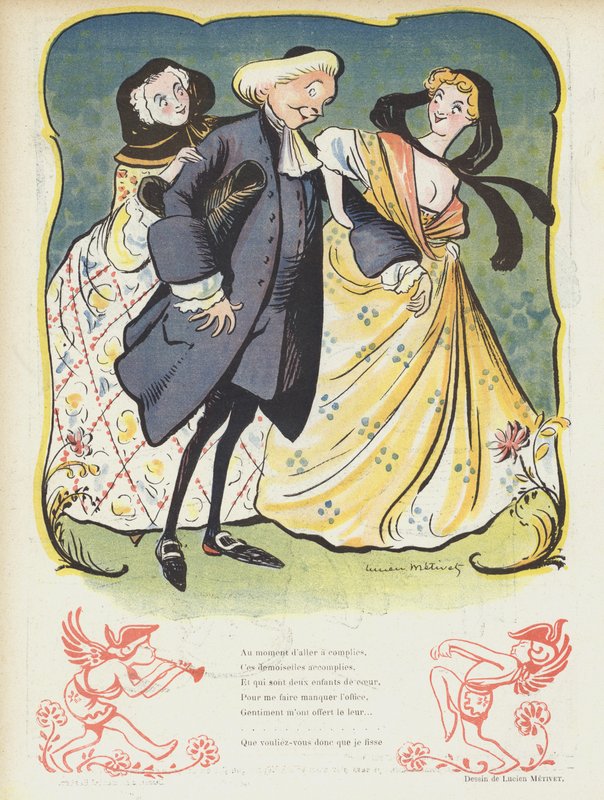 Ilustración para Le Rire de Lucien Metivet