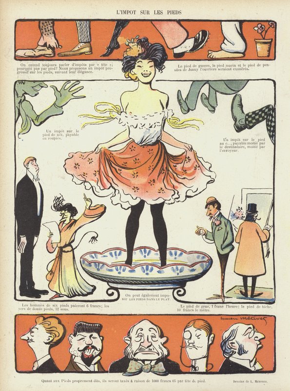 Ilustración para Le Rire de Lucien Metivet