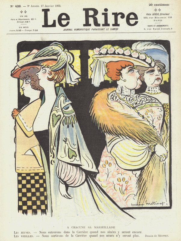 Ilustración para Le Rire de Lucien Metivet