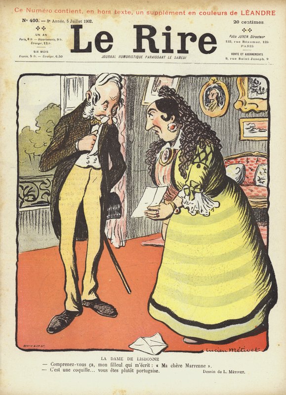 Ilustración para Le Rire de Lucien Metivet