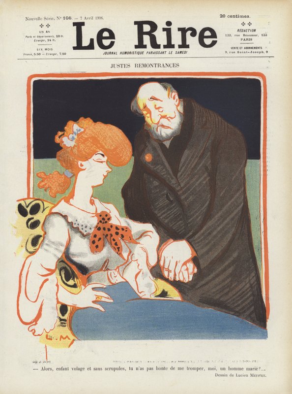 Ilustración para Le Rire de Lucien Metivet