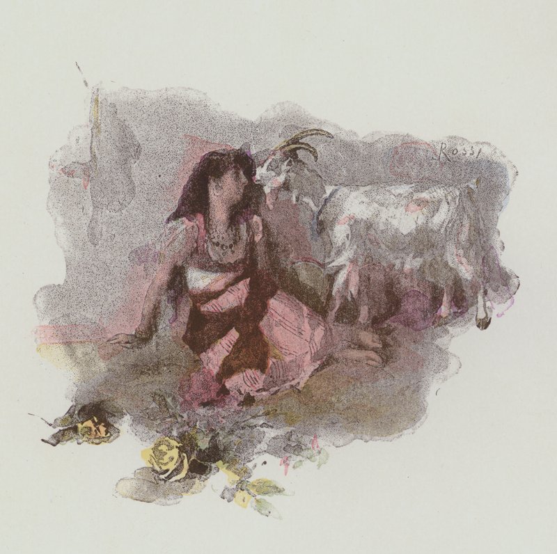 Ilustración para Notre-Dame De París de Victor Hugo de Lucius Rossi