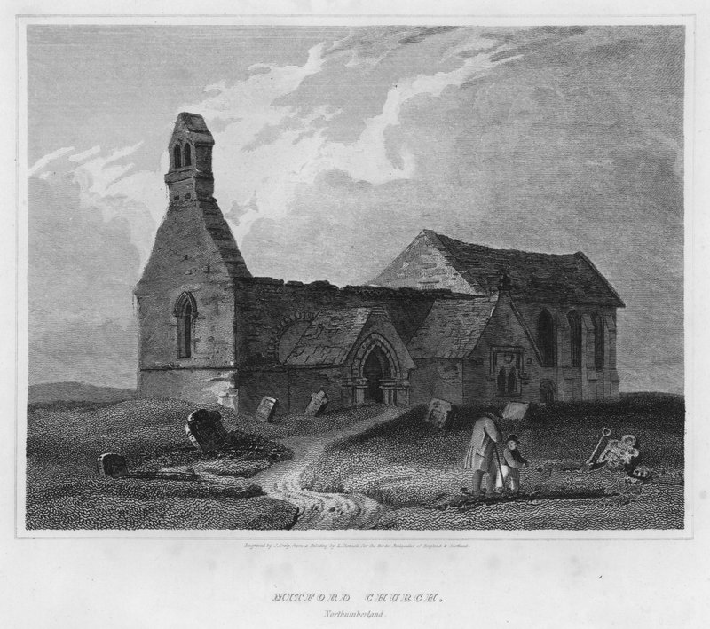 Iglesia de Mitford, Northumberland de Luke (after) Clennell