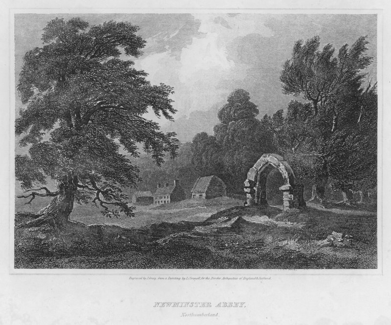 Abadía de Newminster, Northumberland de Luke (after) Clennell
