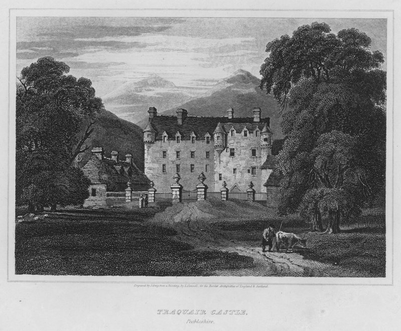 Castillo de Traquair, Peebleshire de Luke (after) Clennell