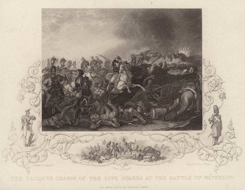 Batalla de Waterloo de Luke Clennell
