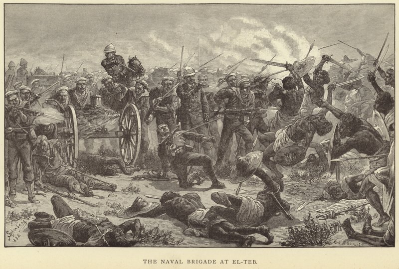 La brigada naval en El-Teb de M. Schonberg