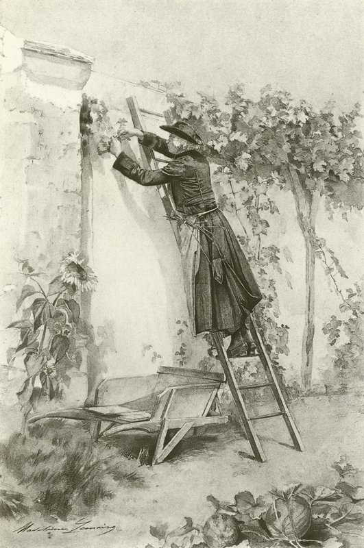 Abate Constantin (grabado) de Madeleine Lemaire