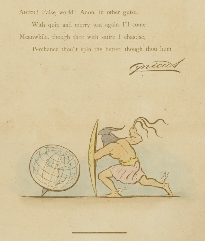 Página de Las Sátiras de Cynicus de Martin Cynicus Anderson