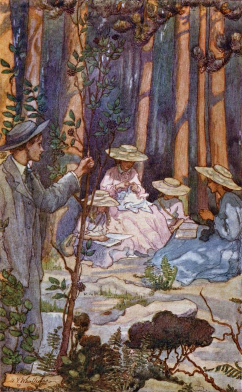 Ilustración para Mujercitas de Mary V. Wheelhouse