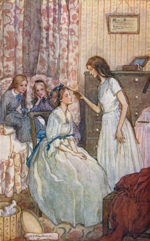 Ilustración para Mujercitas de Mary V. Wheelhouse
