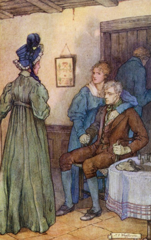 Ilustración para Silas Marner de Mary V. Wheelhouse