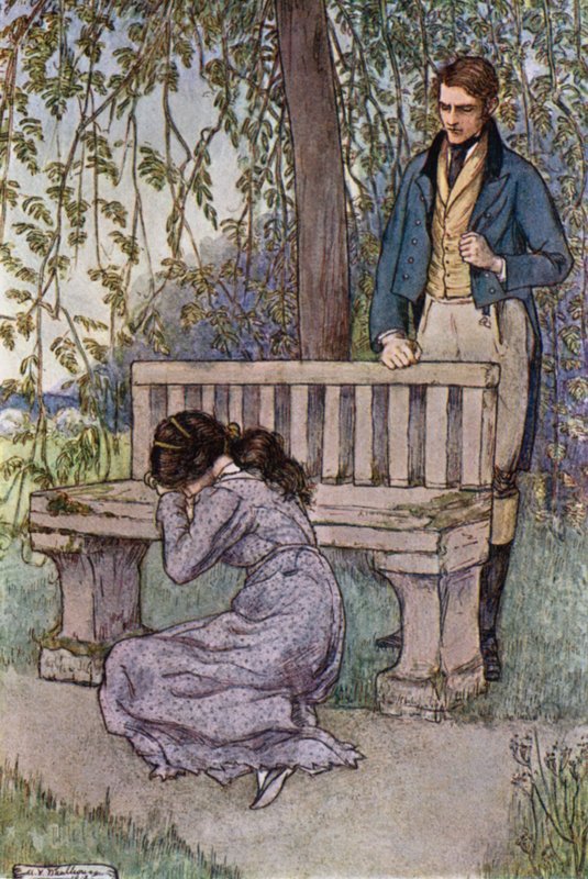 Ilustración para Esposas e hijas de la Sra. Gaskell de Mary V. Wheelhouse