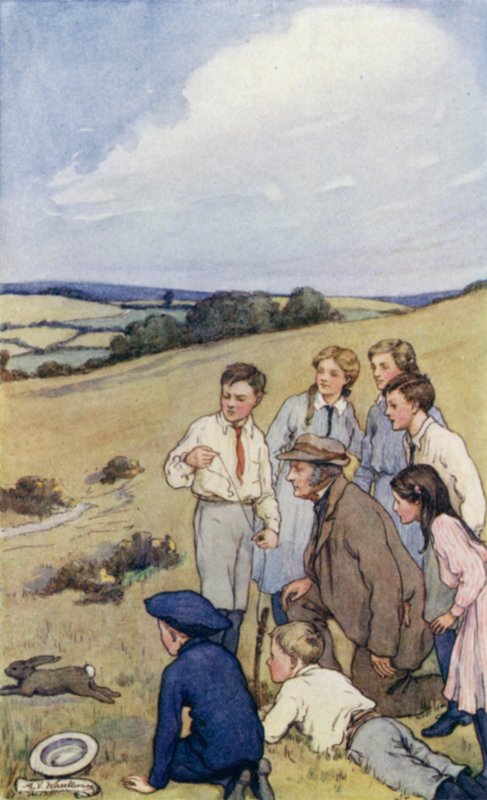 Escena de The Slowcoach, por Edward Verrall Lucas de Mary V. Wheelhouse