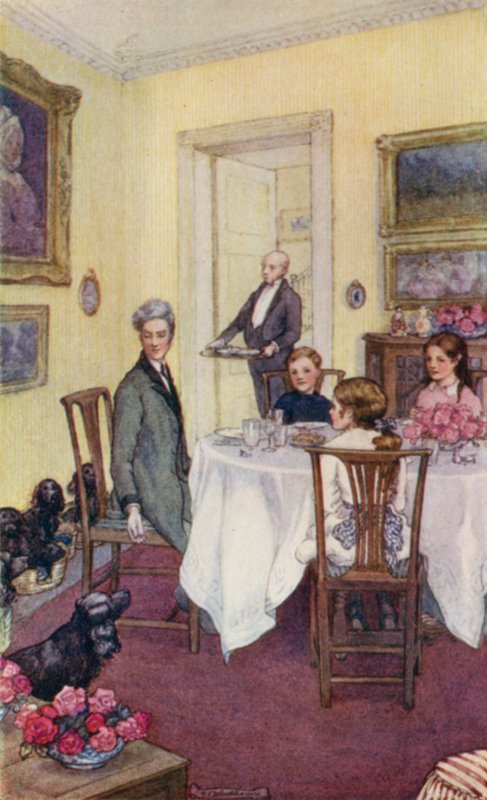 Escena de The Slowcoach, por Edward Verrall Lucas de Mary V. Wheelhouse