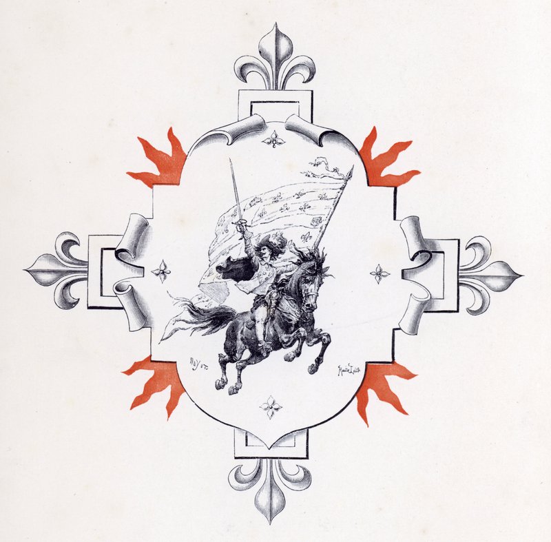 Ilustración para Los Tres Mosqueteros de Maurice Leloir