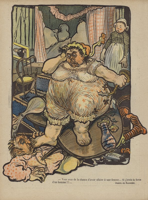 Ilustración para Le Rire de Maurice Radiguet