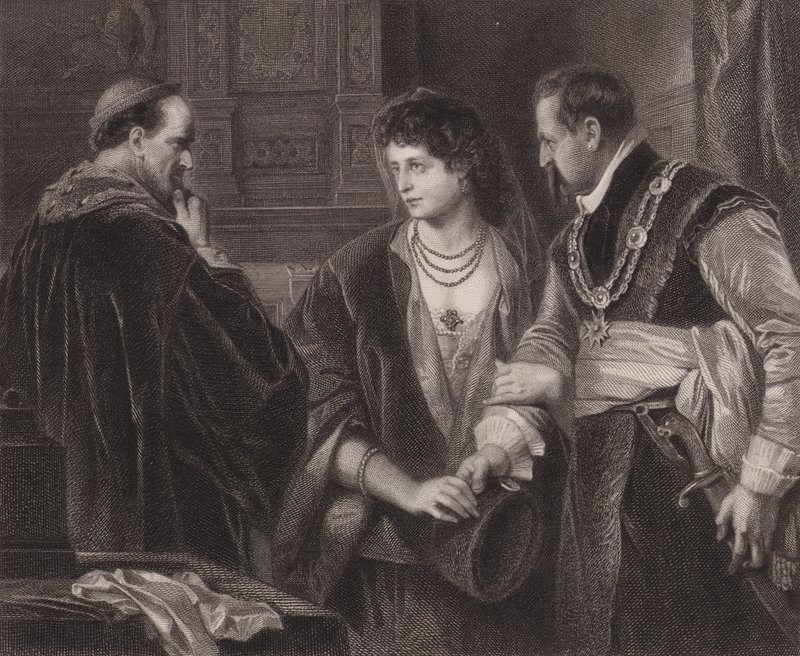 Shakespeare: El cuento de invierno (grabado) de Max Adamo