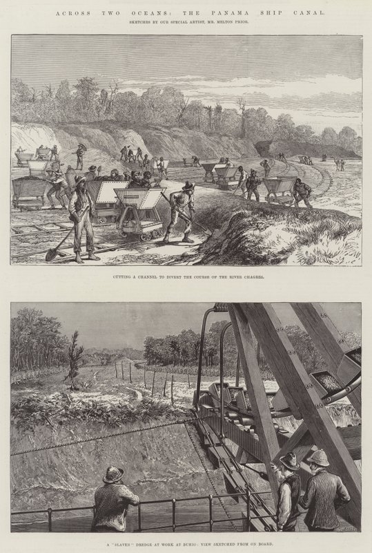 A través de dos océanos, el Canal de Panamá de Melton Prior