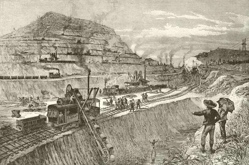 Corte del Canal de Panamá de Melton Prior
