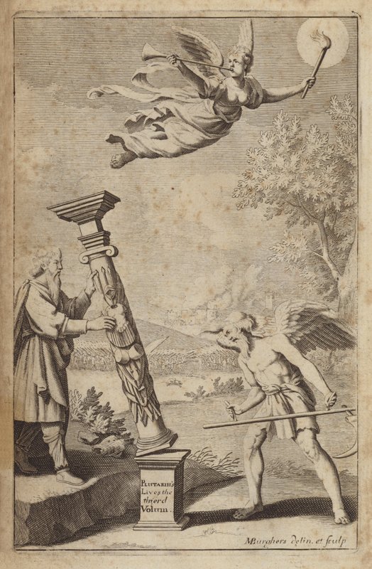 Ilustración para las Vidas de Plutarco de Michael Burghers