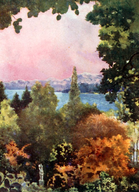 Lago de Constanza desde Schloss Mainau de Mima Nixon