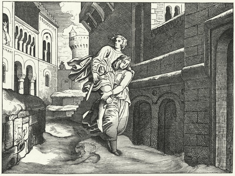 Einhard y Emma de Moritz Ludwig von Schwind